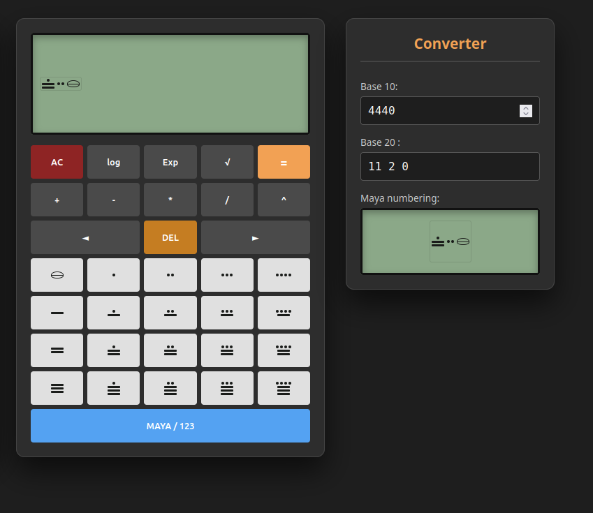 Maya calc